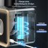Toothbrush Holders For Bathrooms  Electric Toothbrush Cleaner  Wall Mounted Toothbrush Storage With Toothpaste Dispenser  Bathroom Organizer classic white