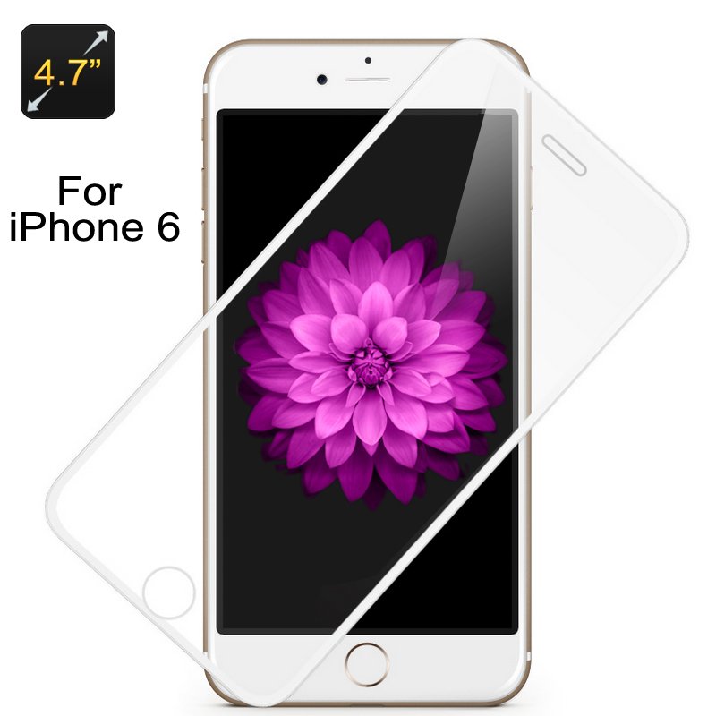 Glass Protector iPhone 6 (White Border)