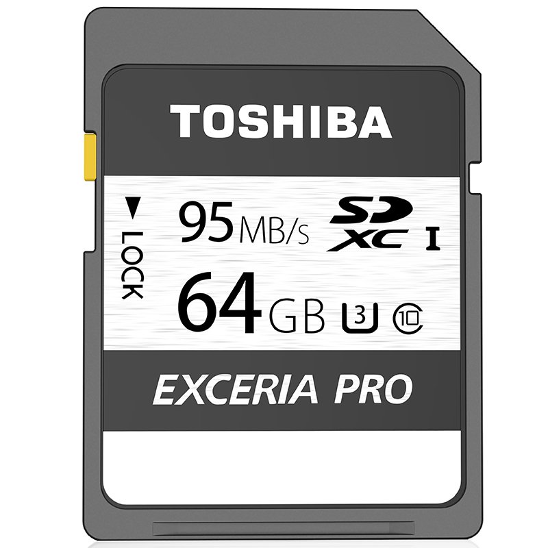 Toshiba Exceria Pro 64GB SD card