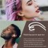 Touch Control Bluetooth 5 0 Earphones Wireless Earphones IPX5 Waterproof Sport Headset Mini Stereo Hifi Earbuds with Charger Box    White