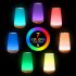 Touch Lamp Colorful Atmosphere Light Table Bedside Night Light Portable Dimmable Outdoor Travel Tent Lamp colorful