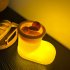 Touch Night Light Rechargeable Light With 3 Adjustable Brightness Button Switch USB Charging Modern LED Table Night Light For Living Room Bedroom Yellow warm li