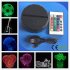 Touch Remote Control 3D Light Base for LED Night Light Colorful Gradient Lamp Black  without Light  Colorful gradient