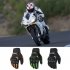 Touch Screen Full Finger Racing Motorcycle Gloves Bike Gloves Touch screen orange M