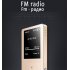 Touch Screen HIFI MP3 Player Built in Speaker Metal Superior Sound Quality Lossless Music Player Support TF Card FM 