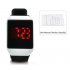 Touch Watch with 28 Red LEDs  One Key Touch Control and rubber strap   This stylish LED watch is a must have for geeks alike