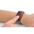 Touch activated LED watch with 24 Red LEDs and a metal adjustable bracelet   Embrace your inner geek and show it to the world with this cool catch
