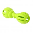 Tough Dog Toys Aggressive Chewers Durable Tough Dog Toys Dumbbell Shape Puppy Molar Toys Extreme Indestructible Interactive Chew Toys For Medium Small Dogs green 170 x 55 x 55mm