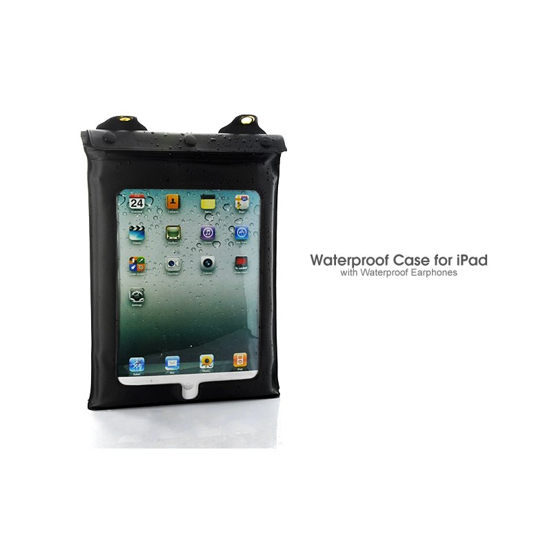 Waterproof Case And Earphones Set For Tablets