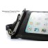 Tough and completely waterproof case  IPx8  to keep your iPad or other tablets dry while still being able to listen to music with the waterproof earphones