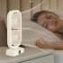 Tower Fan  Small Tower Fan  Rechargeable USB Fan With 350   Tilt 110   Oscillation  3 Speeds  3h Auto Off Timer Fan For Bedroom Office Home Camping black