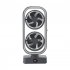 Tower Fan  Small Tower Fan  Rechargeable USB Fan With 350   Tilt 110   Oscillation  3 Speeds  3h Auto Off Timer Fan For Bedroom Office Home Camping black
