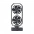 Tower Fan  Small Tower Fan  Rechargeable USB Fan With 350   Tilt 110   Oscillation  3 Speeds  3h Auto Off Timer Fan For Bedroom Office Home Camping black