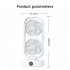Tower Fan  Small Tower Fan  Rechargeable USB Fan With 350   Tilt 110   Oscillation  3 Speeds  3h Auto Off Timer Fan For Bedroom Office Home Camping black