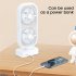Tower Fan  Small Tower Fan  Rechargeable USB Fan With 350   Tilt 110   Oscillation  3 Speeds  3h Auto Off Timer Fan For Bedroom Office Home Camping black