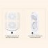Tower Fan  Small Tower Fan  Rechargeable USB Fan With 350   Tilt 110   Oscillation  3 Speeds  3h Auto Off Timer Fan For Bedroom Office Home Camping black