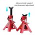 Toy RC Cars Metal 6 Ton  3 Ton Scale Jack Stands Height Adjustable Repairing Tool For 1 10 RC Crawler Truck Trx 4 Trx4 Axial SCX10 S321 blue 6T