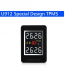Toyota Tire Pressure Monitoring System   For Toyota CAREUD U912  Auto Wireless TPMS  4 Sensors LCD Display Embedded Monitor