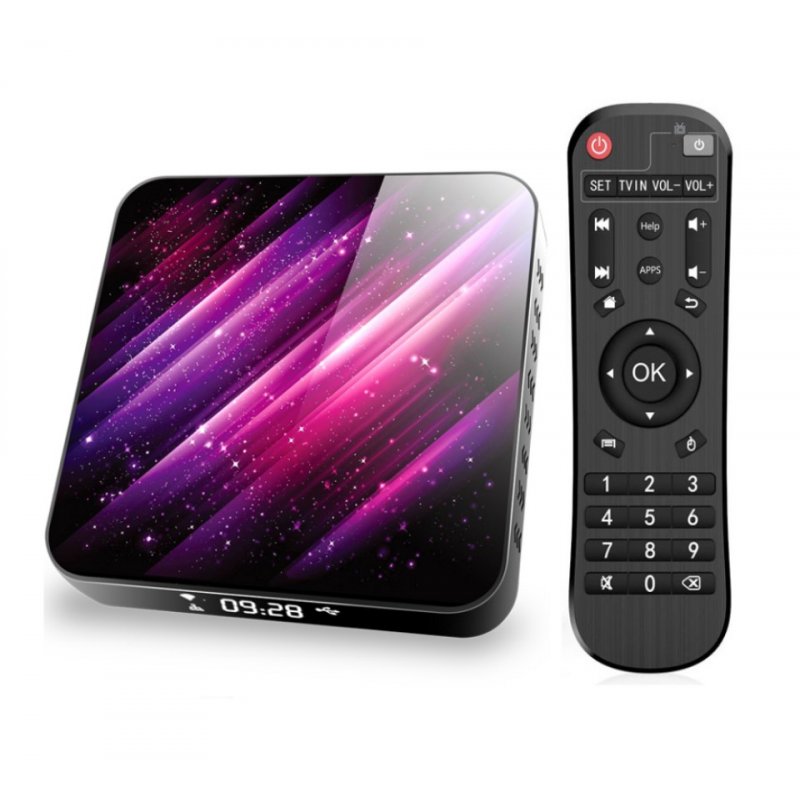 Tp03 Tv  Box H616 Android 10 4+32g D Video 2.4g 5ghz Wifi Bluetooth Smart Tv Box 4+32G_US plug
