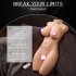 Tpe Sex Doll with Metal Skeleton 5 Modes Male Masturbator Adult Sex Toys with Realistic Big Boobs Vagina Anal