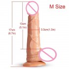 Tpe Sucker Real Feel Dildo Soft Masturbation Device Girls G spot Vaginal Stimulation Massage Device M