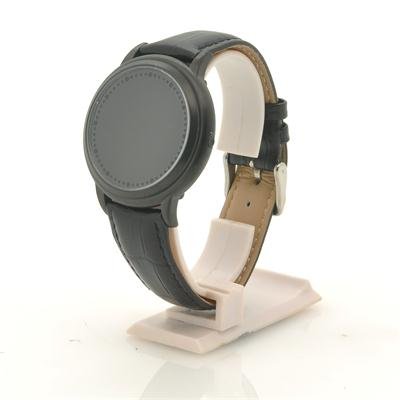 Touchscreen + Leather Blue LED Watch - Abyss