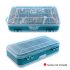 Transparent Box Double Side Storage Tool Multifunction Tool Box green