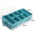 Transparent Box Double Side Storage Tool Multifunction Tool Box green