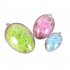 Transparent Color Oval Egg Shape Candy Box for Wedding Party Supplies 63 45mm