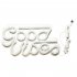Transparent Good Vibes Neon Sign Wall Decor LED Neon Signs For Engagement Party Birthday Party Bedroom Decorations white 5