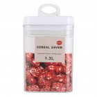 Transparent Grains Dry Sealing Plastic Sealing Cans and Store Content Box 1.3 L