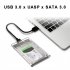 Transparent Hard Drive Box SSD Solid State Mechanical 2 5 inch Laptop SATA Serial Port USB 3 0 High speed transparent