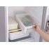 Transparent Large Capacity Storage Box Refrigerator Fresh Keeping Food Fruit Vegetable Sealed Box with Cover white