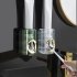 Transparent Luxury Toothpaste Squeezer Toothpaste Wall Holder Household Non Punching Squeezer Wall Mounted Automatic Toothpaste Squeezer For Home Bathroom Trans