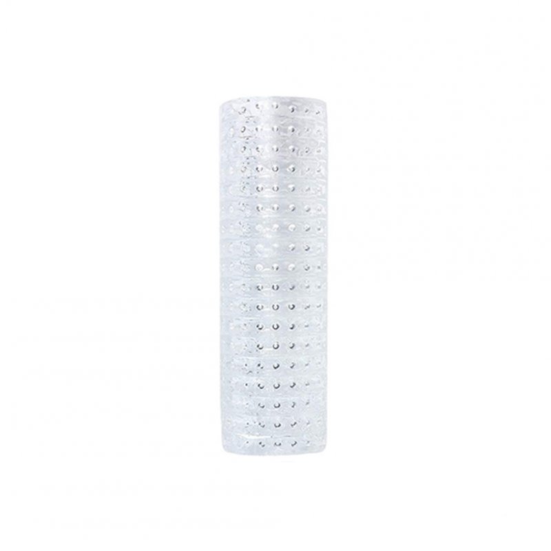 Transparent Male Masturbator Cup Open-Ended Sucking Men Stroker With Vagina Textured Tunnel Cup Penis Trainer For Men transparent