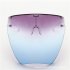 Transparent Protective  Mask Anti fog Large Frame Full Face Anti spray Faceshield Upper purple and lower blue 11
