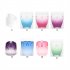 Transparent Protective  Mask Anti fog Large Frame Full Face Anti spray Faceshield Upper purple and lower blue 11