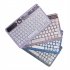 Transparent Wireless Keyboard Bluetooth Mute Lightweight Portable Compatible for Ipad Notebook Tablet Light Blue