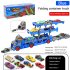 Transport Carrier Truck Car Toy With Mini Cars Catapulting Transporter Truck Play Set Birthday Gifts Gifts For Boys Girls black