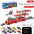 Transport Carrier Truck Car Toy With Mini Cars Catapulting Transporter Truck Play Set Birthday Gifts Gifts For Boys Girls black