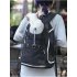 Transport Package Travel Portable Schoolbag Backpack for Cat and Dog gray L