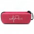 Travel Carrying Case Portable Stethoscope Storage Box Mesh Bag Compatible For Littmann Cardiology Iii Stethoscope rose Red