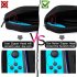 Travel Carrying Case Compatible For Nintendo Switch Game Console Storage Bag With 20 Game Card Slots red zipper