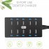 Travel Charger 10 Port USB Charging Devices Smart Detect Fast Charge Compatible for iPhone Galaxy iPad Tablet  Black American regulations