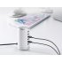 Travel Charger 6 Port USB Smart Charger Station Universal for Multi USB Device Fast Charging for Phones Tablets White   US regulations