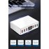 Travel Charger 6 USB Port Digital Display Extended Socket QC 3 0 Fast Charge Station Multi Port USB Charging Plug UK Plug