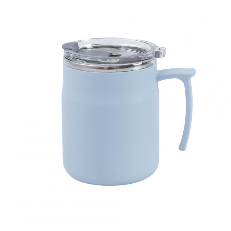 Travel Coffee Mug Water Cups With Leak Proof Flip Cover Handle Double Layer Vacuum Stainless Steel Coffee Tumbler
