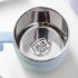 Travel Coffee Mug Water Cups With Leak Proof Flip Cover Handle Double Layer Vacuum Stainless Steel Coffee Tumbler For Home Office Travel Camping High grade gray