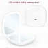 Travel Makeup Mirror  Travel Mirror With Light  Touch Button  Magnification 1X Or 5X  Lighted Magnifying Mirror Gift For Mother  Sisters  Wife  Girlfriend