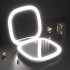 Travel Makeup Mirror  Travel Mirror With Light  Touch Button  Magnification 1X Or 5X  Lighted Magnifying Mirror Gift For Mother  Sisters  Wife  Girlfriend